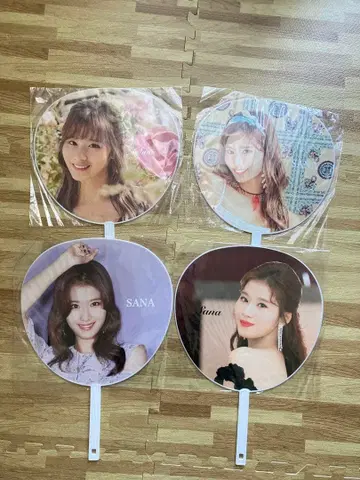 [오늘 14시까지 한정 가격] TWICE SANA 부채 4개 세트