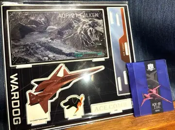 에이스 컴뱃 30th 아크릴 디오라마 + 트레이딩 클리어 카드