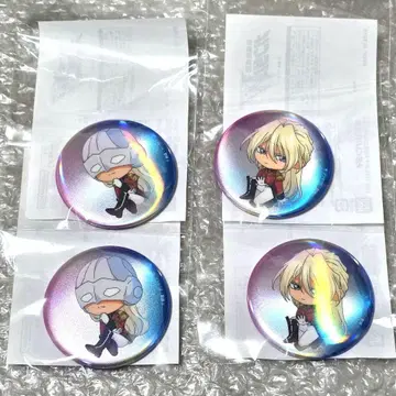 건담 W 윙 하피크로 가두기 샤봉 캔뱃지 제크스