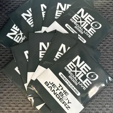 TJBB 포토 카드 미개봉 새상품 10장 NEO EXILE 2022
