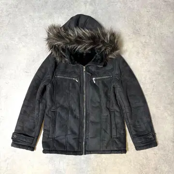 fairy grunge black far jacket archivey2k