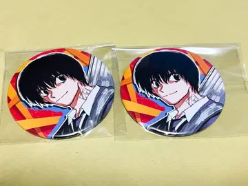 사카모토 데이즈 컬렉션 캔뱃지 나구모 요이치 2점