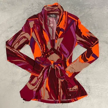 [ NICOWA ] 랩 스타일 허리 리본 포함 상의 (38)