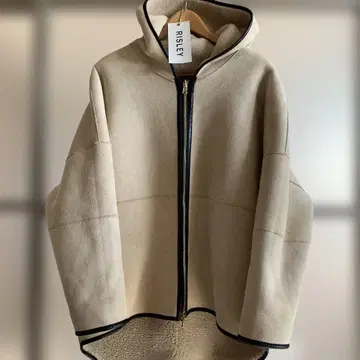 새상품급 Risley 리버서블 보아 코트 베이지