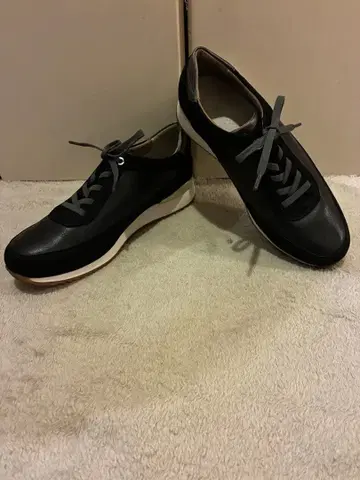 AKAISHI 151 레이스업 스니커즈 블랙 24.5 컴포트