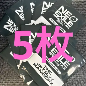 TJBB 포토 카드 미개봉 새상품 5장 NEO EXILE 2022