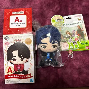 Mrs. GREEN APPLE 봉제 인형 마스코트 A상