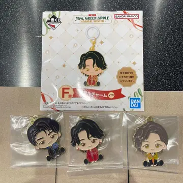 [제일복권] Mrs. GREEN APPLE F상 메탈 참 3개 세트 2