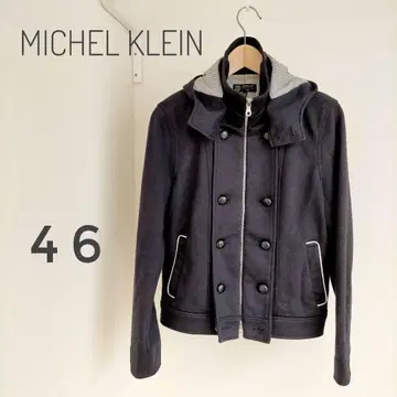 미쉘클랑 코트 아우터 SIZE 46 M 상당 블랙 2312-61