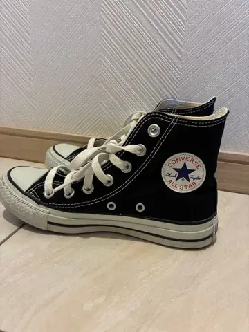 CONVERSE 하이컷 스니커즈 블랙 US 7