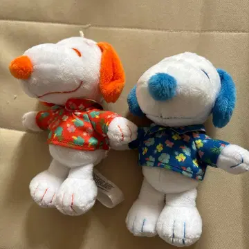 스누피 하와이안 봉제 인형 키링