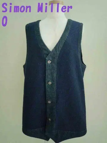 새상품급 사이먼 미러 베스트 자켓 0 네이비 계열