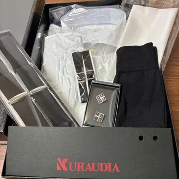 KURAUDIA 스탠드 칼라 셔츠 세트