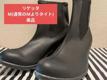 [ 새상품급 ] 리게타 사이드 고어 부츠 블랙