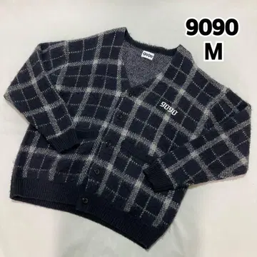 9090 모헤어 옴브레 가디건 '네이비' M 사이즈