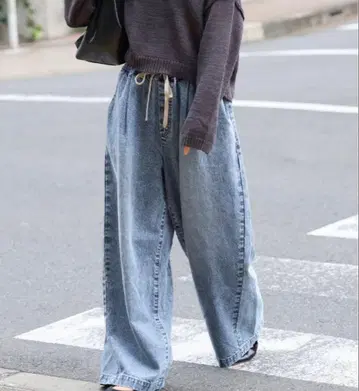 JOURNAL STANDARD 이지 와이드 데님 팬츠