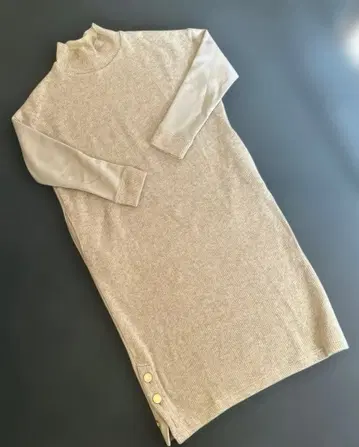 BARNYARDSTORM 롱 니트 원피스 베이지