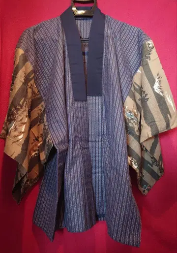 일본풍 풍경 무늬 겉옷