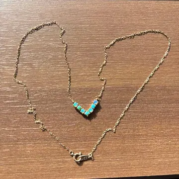 오팔 x 터콰이즈 목걸이