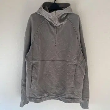 C.P.COMPANY 스탠드 카라 하프 지퍼 후드티 XL