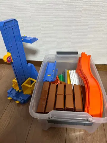 토미카 5WAY 더블 리프트 도로 세트