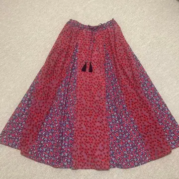 롱 스커트 미니 꽃무늬 미란카