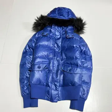 archive 퍼 후드 다운 자켓 Y2K 페어리 그런지 M