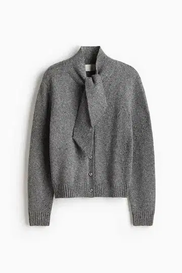 H&M 스카프 칼라 가디건