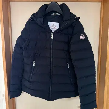 PYRENEX 후드 부착 다운 자켓 38 사이즈 네이비
