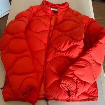 오렌지 다운 자켓 L
