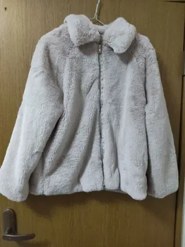 블루블루에 퍼 자켓 핑크 여성용