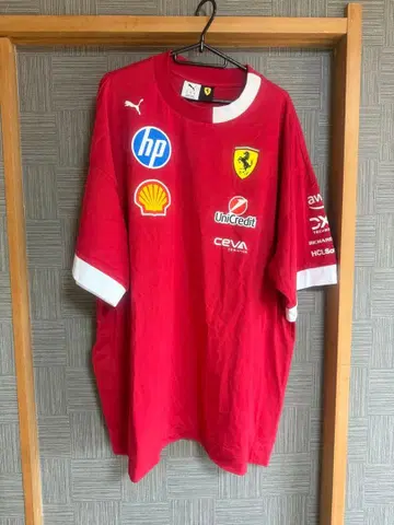 푸마 페라리 T셔츠 XL 레드