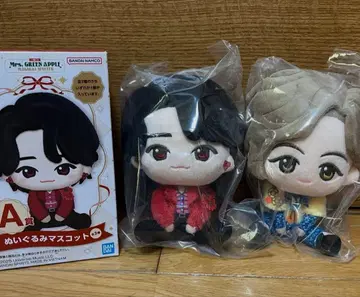 제일복권 Mrs. GREEN APPLE 봉제 인형 마스코트 2체 세트