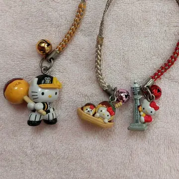 지역 한정 키티 스트랩 3개 세트 헬로키티