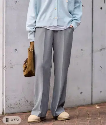 [ 새상품급 ] 프레임워크 세미 플레어 팬츠 40 그레이