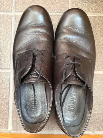 Camper 블랙 가죽 신발 40 중고