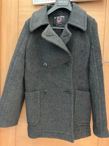 INVERTERE 그레이 울 피코트 MADE IN ENGLAND