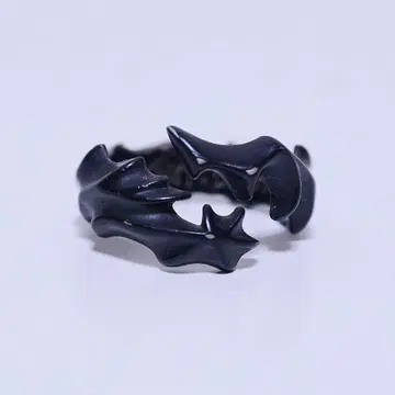 BIZARRE 블랙 드래곤 윙 반지 SV