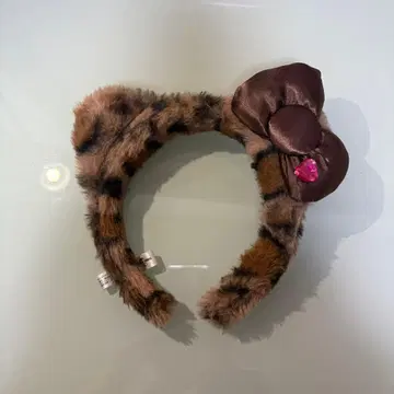 USJ 헬로키티 레오파드 무늬 머리띠