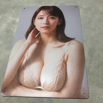 요시오카 리호 레트로 양철 간판
