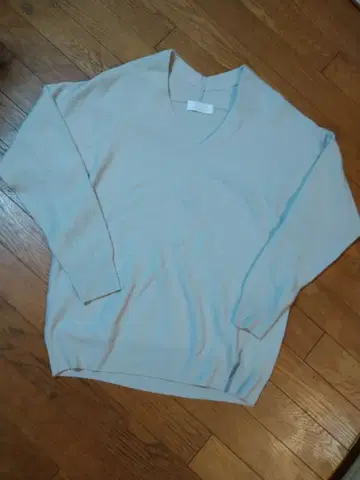 개럴개런트 울 V넥 니트 스웨터 루즈핏