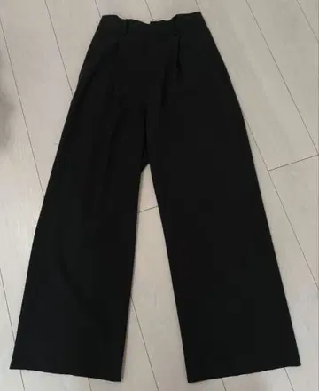 슬로브 이에나 TR 와이드 트라우저 블랙 36