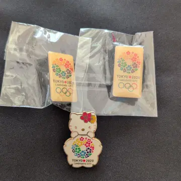 헬로키티 도쿄 2020 올림픽 유치 핀 배지