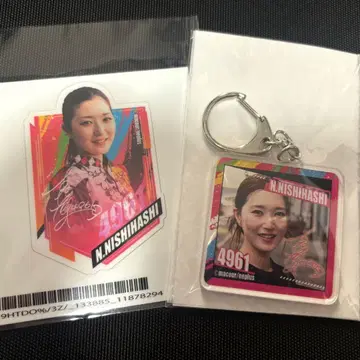 니시하시 나츠미 키링과 씰 세트