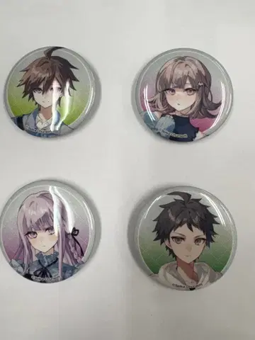 단간론파 캔뱃지 4개 세트