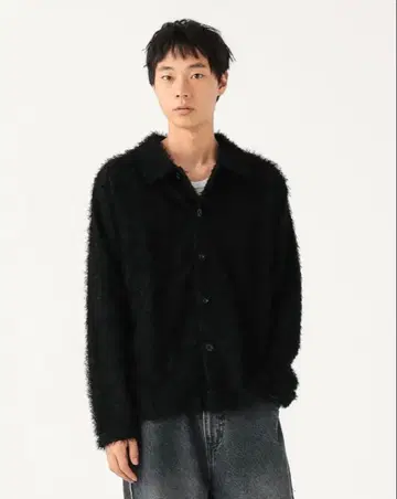 [ 새상품급 ] beams 릴랙스핏 프린지 셔츠