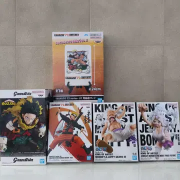 프라이스 피규어 모음 세트 원피스, 히로아카, 나루토