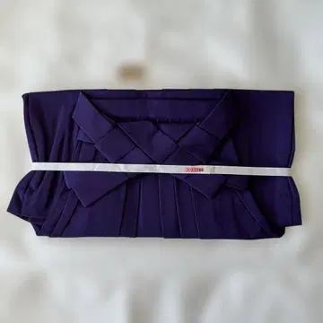 보라색 플리츠 하카마 클리닝 완료