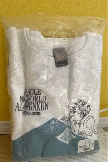 미사용 새상품 알란 멘켄 Japan 투어 2023 트레이닝복 맨투맨
