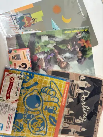 제일복권 미세스 MrsGreenApple 타월 클리어 파일 묶음 판매